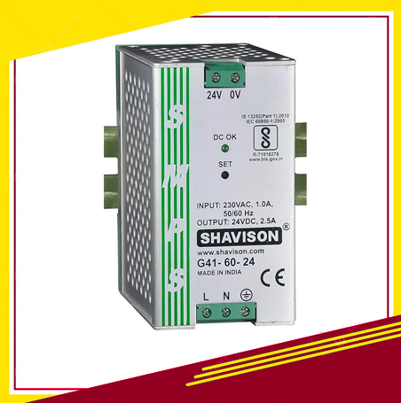 SMPS G41-60-24 (I/P: 185~270VAC, O/P: 24VDC, 2.5A,)