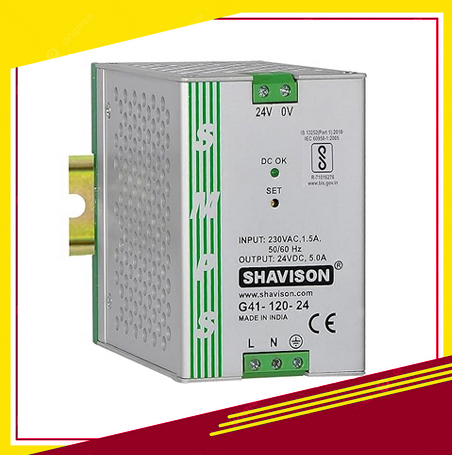 SMPS G41-120-24 ( I/P : 185VAC~270VAC, O/P: 24VDC, 5A )