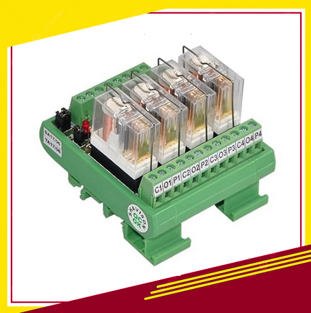 Relay Module GP04-1C-24V-S-OE, 1 C/O, 4 Channel, 24VDC Coil,