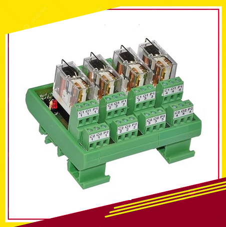 Relay Module GP04-2C-24V-S-OE, 2 C/O, 4 Channel, 24VDC Coil